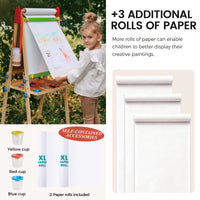 Tiny Land 3-in-1 Art Easel & Paper Roll Set