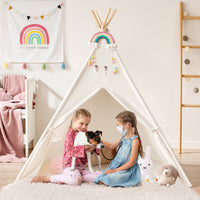 Tiny Land Ultimate Reading Retreat: Premium Teepee & Corduroy Lounger