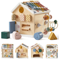 Tiny Land Cottage Activity Cube - Morandi