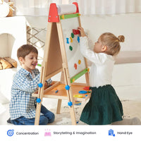 Tiny Land 3-in-1 Art Easel & Paper Roll Set