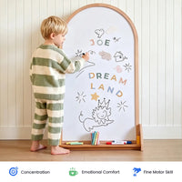Tiny Land Double-Sided Arched Magnet Chalkboard