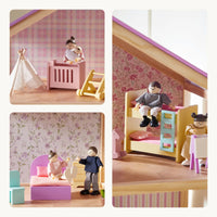 Tiny Land Sweetwood Unicorn Dollhouse & Wooden Dollhouse Dolls