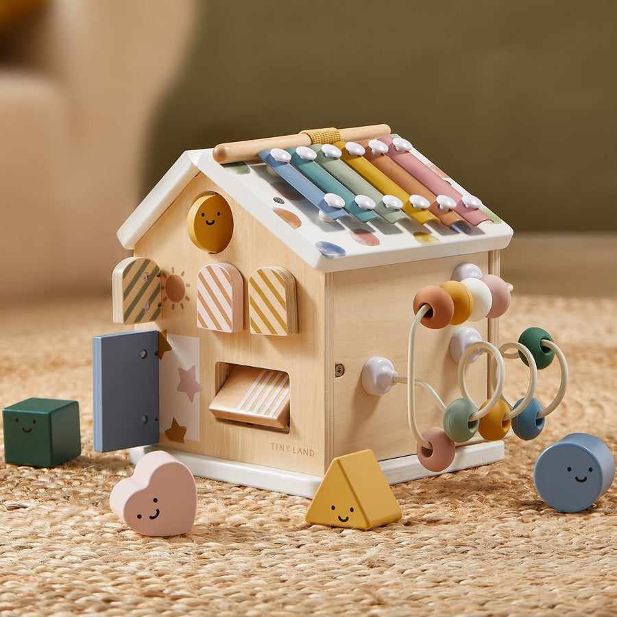 Tiny Land Cottage Activity Cube - Morandi
