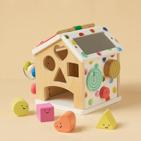 Tiny Land Cottage Activity Cube - Rainbow