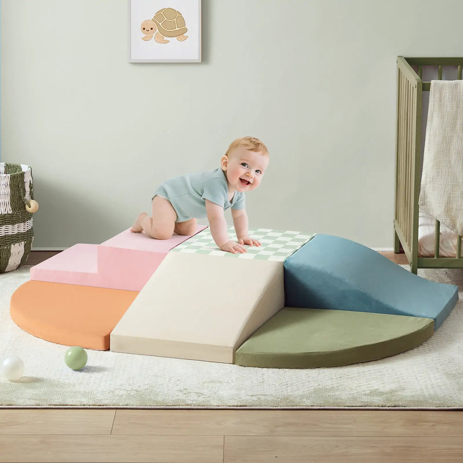 Tiny Land PlayNest Climbing Blocks - Morandi
