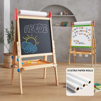Tiny Land 3-in-1 Art Easel & Paper Roll Set