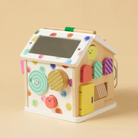 Rainbow Baby Walker & Activity Cube Developmental Playset