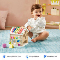 Rainbow Baby Walker & Activity Cube Developmental Playset