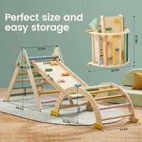 Tiny Land 7-in-1 Morandi Pikler Triangle Set