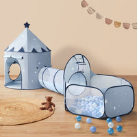 Tiny Land Adventure 3-in-1 Play Tunnel & Ocean Ball Set - Blue