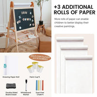 Tiny Land Caramel Magnitales Easel & Paper Roll Set