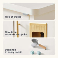 Tiny Land Iconic Water Play Kitchen & Premium Wooden Refrigerator