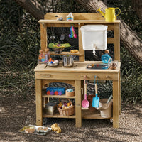 Tiny Land Outdoor Mud Kitchen & Sand Play Set