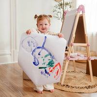 Tiny Land Pink Magnitales Easel & Paper Roll Set
