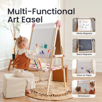Tiny Land Pink Magnitales Easel & Paper Roll Set