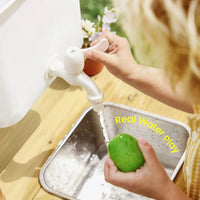 Tiny Land Mud Kitchen - DuoPlay Outdoor Play Kitchen for Kids