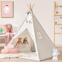 Tiny Land Teepee Tent for Kids with Mat – Indoor Play Tent with Floor Mat