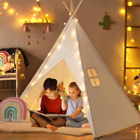 Tiny Land Teepee Tent for Kids with Mat – Indoor Play Tent with Floor Mat