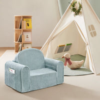 Tiny Land Ultimate Reading Retreat: Premium Teepee & Corduroy Lounger