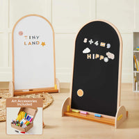 Tiny Land Double-Sided Arched Magnet Chalkboard & Art Kit