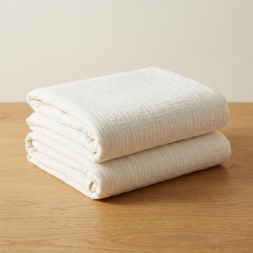 Prześcieradło z bawełny do łóżeczka, zestaw 2, 60 x 120 cm