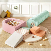 Tiny Land PlayNest Climbing Ball Pit Set with Tunnel